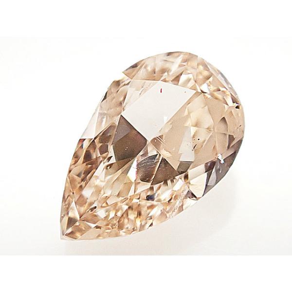 大粒 1ct オレンジダイヤモンド ルース 1.005ct FANCY LIGHT