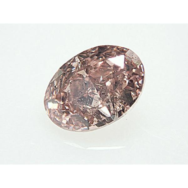 混色ピンクダイヤモンド ルース 0.242ct FANCY BROWNISH PINK I1