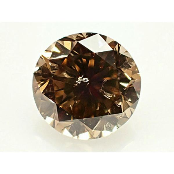 ブラウンダイヤモンド ルース 0.589ct FANCY BROWN SI2 : ジュエリー 