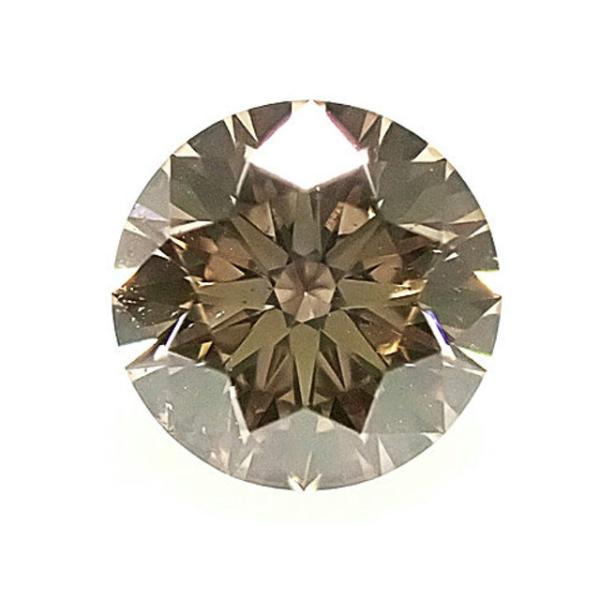ブラウンダイヤモンド ルース 0.444ct FANCY LIGHT BROWN SI1 