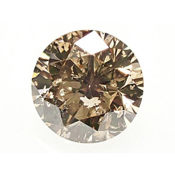 ブラウンダイヤモンド ルース 0.342ct FANCY LIGHT BROWN SI2 