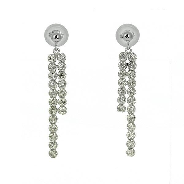 ピアス　K18 ダイヤラインピアス セール】K18ダイヤラインピアス（ピアス（両耳用））｜con