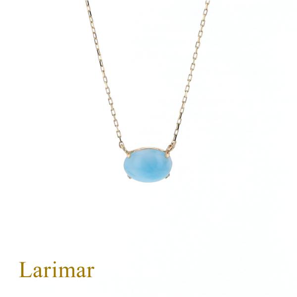 ジュエリーフィガロ ネックレス ラリマー K10 YG イエローゴールド