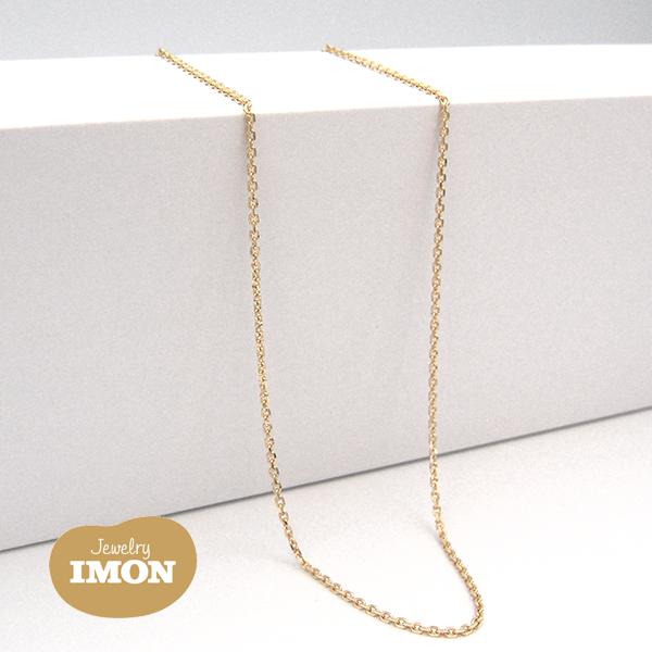 新品」18金 ネックレス 角小豆 K18 0.40φ 50cm : Jewelry IMON 御徒町