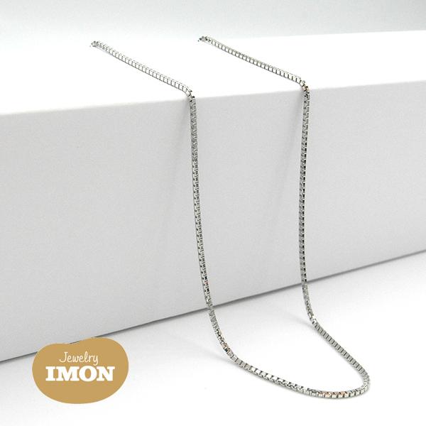 新品」プラチナ PT850 ベネチアン 幅1.0mm 50cm ネックレス