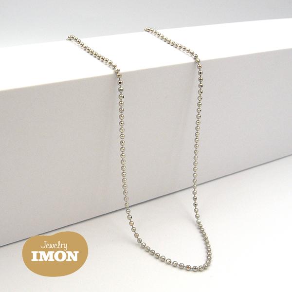 プラチナ ネックレス カットボール PT850 1.80φ 40cm : Jewelry プラチナ ネックレス カットボール PT850 1.80φ 40cm : Jewelry