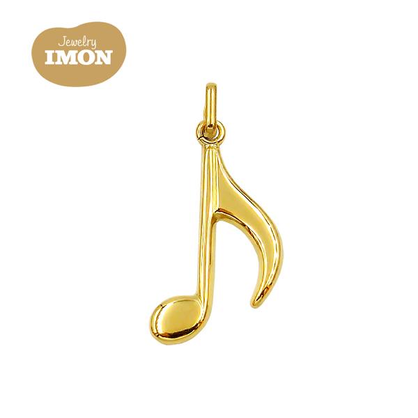 新品」18金 8分音符 ノート ペンダント : Jewelry IMON 御徒町 新品」18金 8分音符 ノート ペンダント : Jewelry IMON 御徒町