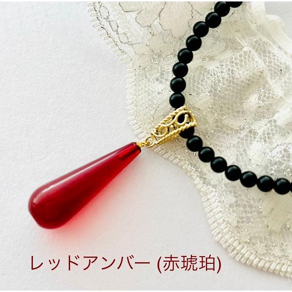 還暦祝い 女性 天然石 赤いネックレス 琥珀 ネックレス ペンダント 赤 