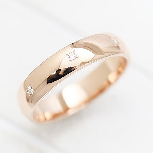 結婚指輪 ゴールド メンズ K10pg ダイヤモンド 0 07ct ストレート 幅広 ピンクゴールド マリッジリング 118mp K10 オーダーメイドジュエリーメイ 通販 Yahoo ショッピング