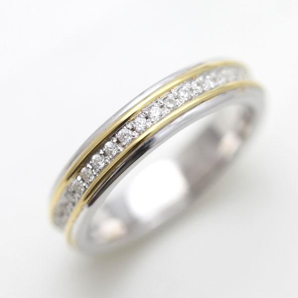 結婚指輪 マリッジリング コンビ プラチナ PT900 ゴールド K18YG 
