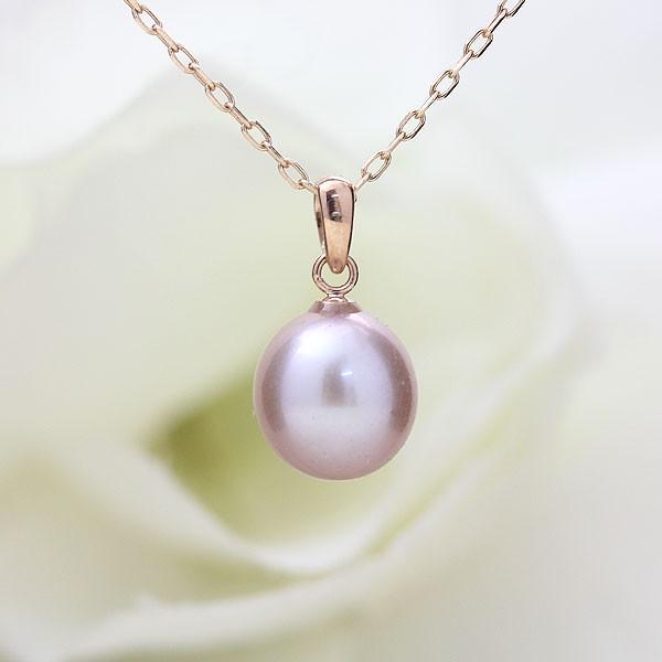 ネックレス パール 淡水真珠 8mm〜8.5mm ピンクパール 1粒 ネックレス パール 淡水真珠 8mm〜8.5mm ピンクパール 1粒