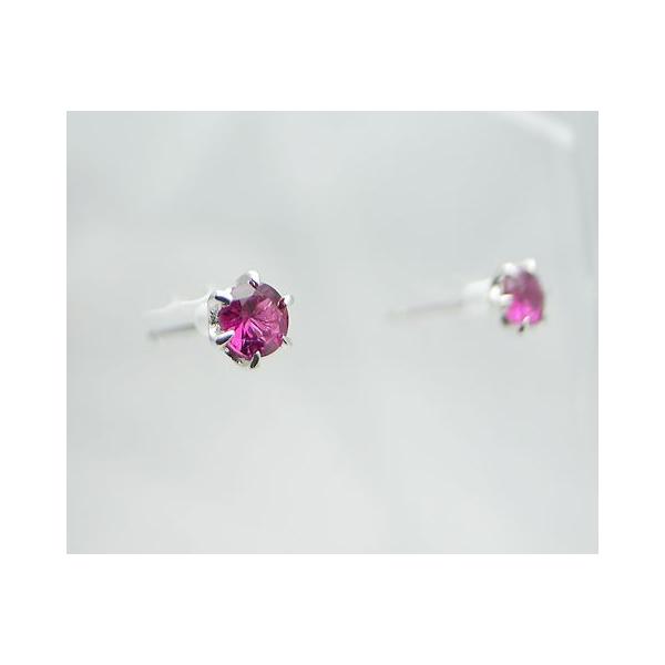 �V�R �ꗱ ���r�[ 0.25ct 3.0mm �s�A�X �y�A K18�S�[���h�e�F �v���`�ipt900 �e�B�t�@�j�[�� �X�^�b�h 0.25�J���b�g �_�u�����b�N�L���b�` 7���a����
