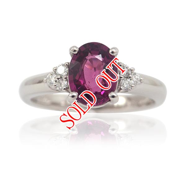 グレープガーネット ロードライトガーネット 指輪 プラチナ リング ガーネット 1 35ct Rg Grapegarnet 135 ルース ジュエリー Sindbad 通販 Yahoo ショッピング