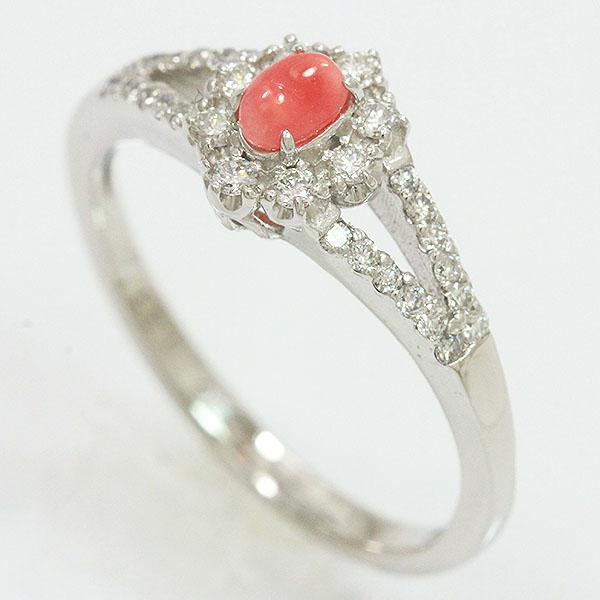 リング コンクパール 0.16ct/ダイヤモンド 計0.23ct 10号 プラチナ 