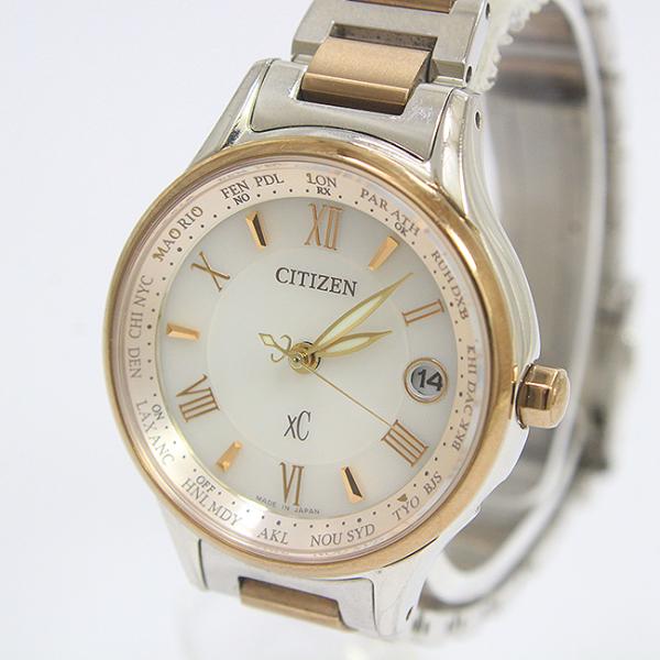 CITIZEN(シチズン) クロスシー XC H246 白 ホワイト文字盤 エコ