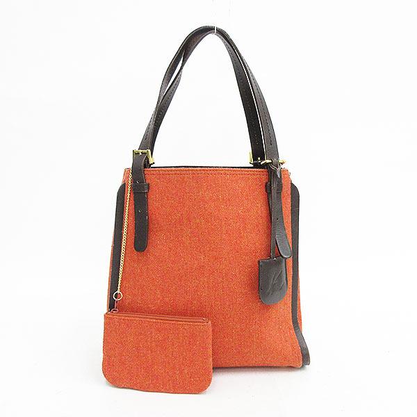 Kitamura キタムラ トートバッグ ハンドバッグ オレンジ ウール ブランドバッグ 中古 Nb Netshop 1 とーたる 通販 Yahoo ショッピング