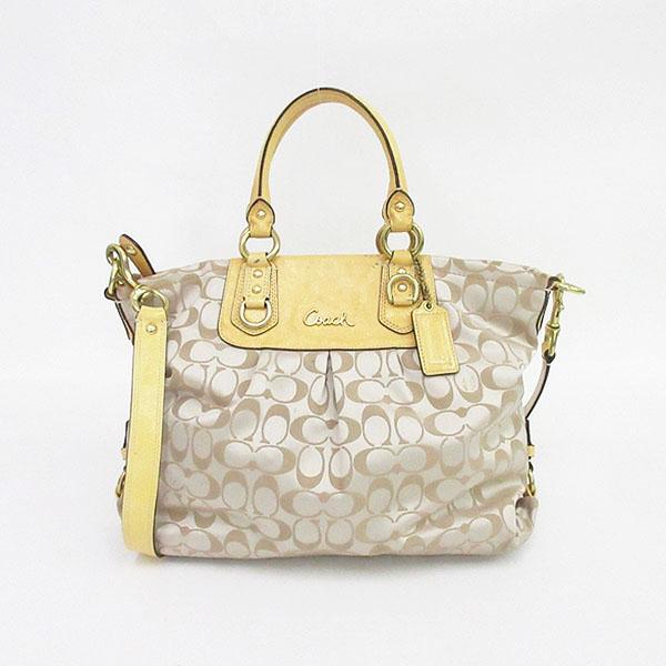 COACH コーチ 2way バッグ ゴールドカラー スパンコール 肩掛け COACH(コーチ) 2WAYバッグ ハンド ショルダー F15441 黄色 イエロー
