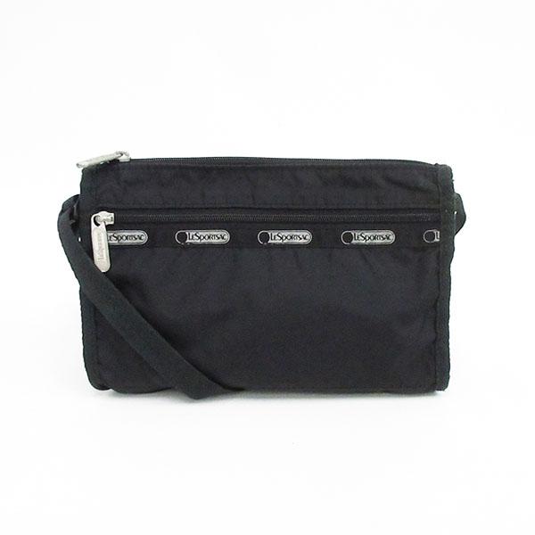 LeSportsac（レスポートサック） ロングショルダーバッグ 斜め掛け 黒
