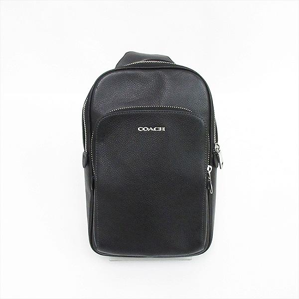COACH(コーチ) イーサン ボディバッグ CQ669 黒 ブラック レザー