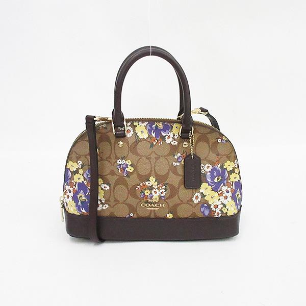 COACH(コーチ) シグネチャー フローラル 2WAY/トートバッグ/ロング 