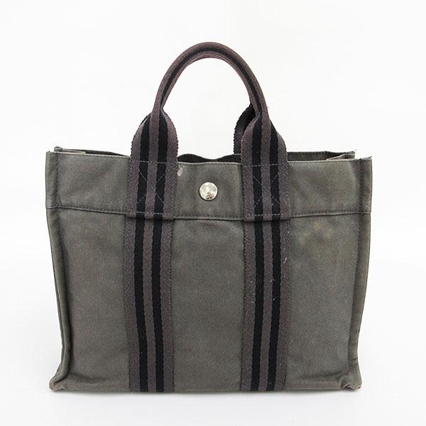 HERMES(エルメス) フールトゥPM ハンドバッグ トート グレー HERMES(エルメス) フールトゥPM ハンドバッグ トート グレー