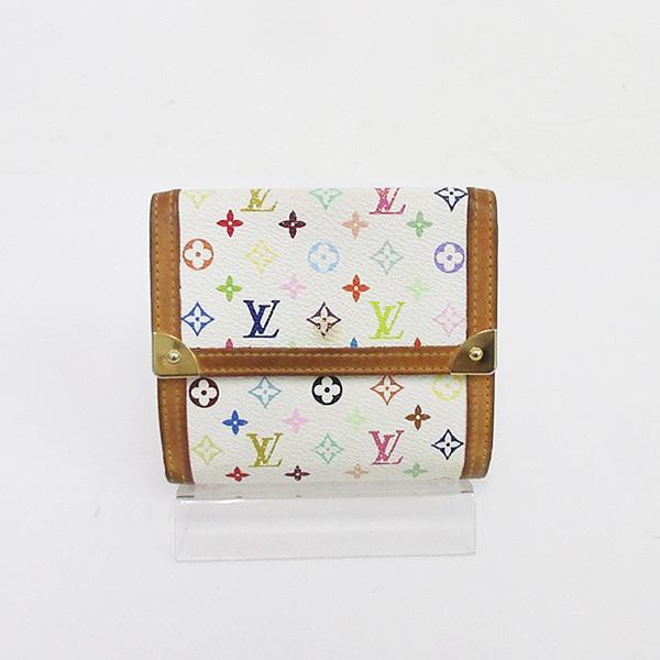 超美品 ルイヴィトン  モノグラムマルチカラー ポルトモネ ビエカルト クレディ Wホック財布 両面財布 コンパクト財布 ブロン M92983 楽天市場】LOUIS VUITTON【ルイヴィトン】 M92983 ポルトモネ・ビエ