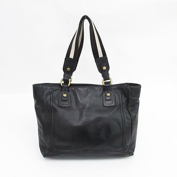 BALLY トートバッグ ブラック BALLY（バリー） トートバッグ 黒 ブラック レザー/ 【ブランドバッグ