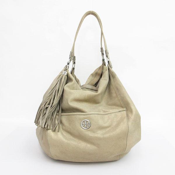 Tory Burch ベージュ トートバッグ フリンジ付き TORY BURCH（トリーバーチ） トートバッグ - ベージュ レディース