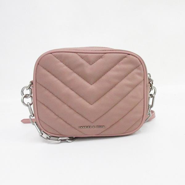 【新品未使用】CHARLES&KEITH ハンドバッグ ショルダーバッグオシャレ CHARLES & KEITH(チャールズアンドキース) 25周年記念 ストラップ付