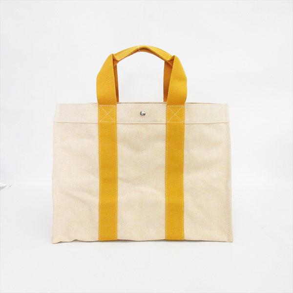 HERMES(エルメス) ボラボラGM トートバッグ マスタード キャンバス