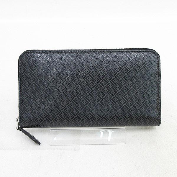 極美品✨FENDI フェンディ　長財布　ズッカ　ビッグロゴ　ラウンドファスナー brandbayshop_v0090641500