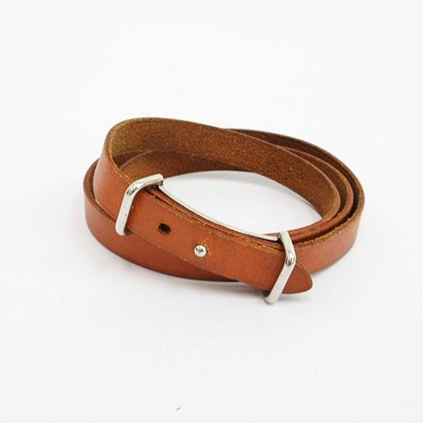 HERMES(エルメス) アピ2 ブレスレット 茶 ブラウン シルバー金具 HERMES(エルメス) アピ2 ブレスレット 茶 ブラウン シルバー金具