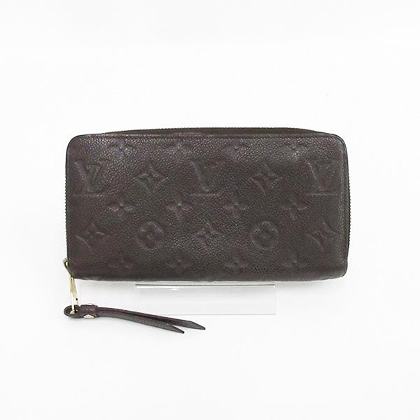 本日まで‼️ルイヴィトン　長財布　ジッピーウォレット　アンプラント　モノグラム　茶 LOUIS VUITTON(ルイヴィトン) モノグラム・アンプラント ジッピー