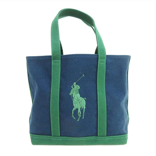 POLO RALPH LAUREN(ポロラルフローレン) トートバッグ 青 ブルー×緑 グリーン キャンバス/ 【ブランドバッグ】【中古】nb netshop :1-240801022231:とーたる - 通販 - Yahoo!ショッピング POLO RALPH LAUREN(ポロラルフローレン) トートバッグ 青 ブルー×緑 グリーン キャンバス/ 【ブランドバッグ】【中古】nb netshop :1-240801022231:とーたる - 通販 - Yahoo!ショッピング
