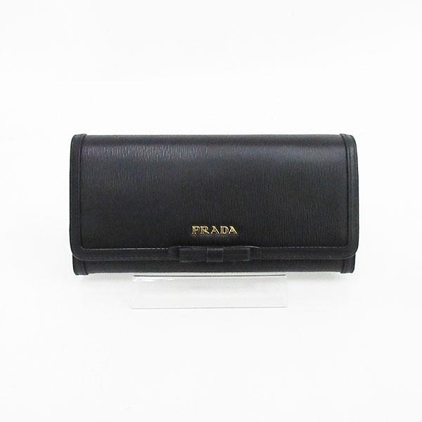 鑑定済み プラダ 長財布 ラウンドファスナー ヴィッテロ ムーブ レザー 革 黒 鑑定済み プラダ 長財布 ラウンドファスナー ヴィッテロ ムーブ レザー