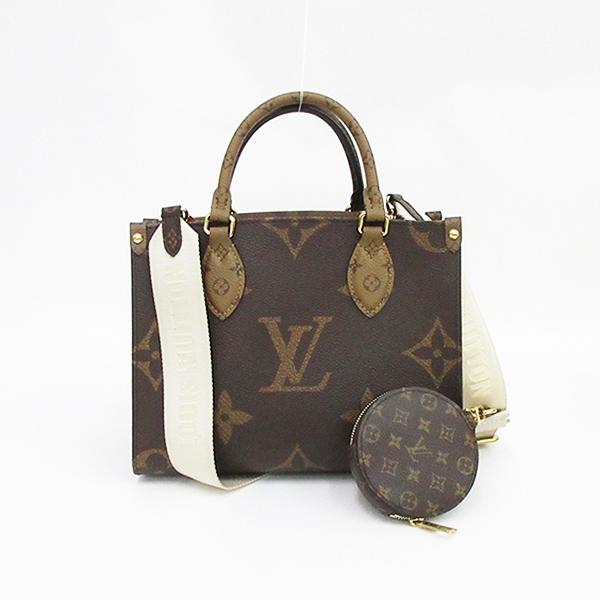 M46373 ツートン ハンドバッグ 25cm LOUIS VUITTON(ルイヴィトン) ジャイアントリバース オンザゴーPM 2WAY