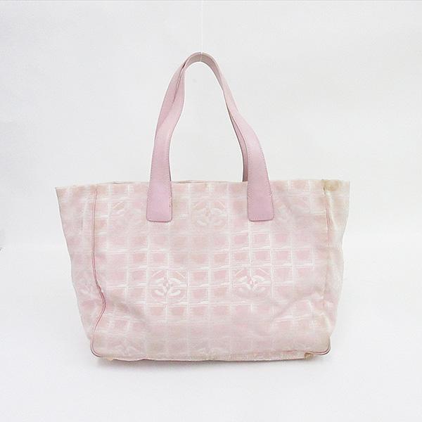 CHANEL(シャネル) ニュートラベル トートバッグMM ピンク ナイロン 