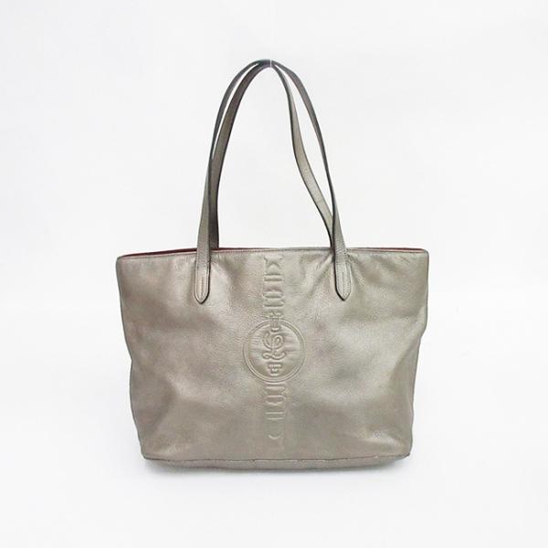 LOEWE(ロエベ) ロゴ トートバッグ ブロンズ系 レザー【ブランドバッグ