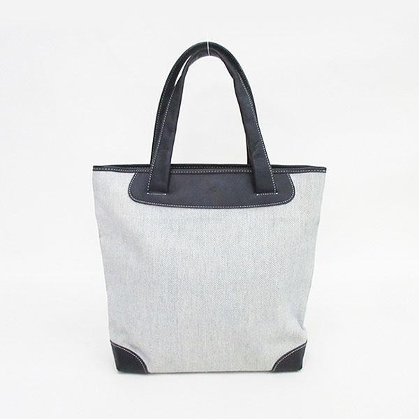 Kitamura(キタムラ ) トートバッグ ブルーグレー×ネイビー キャンバス