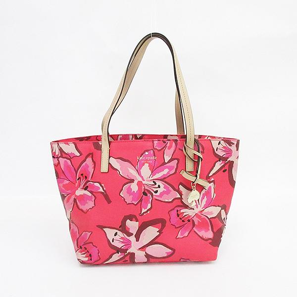 kate spade(ケイトスペード) フラワー 花柄 トートバッグ PXRU6776