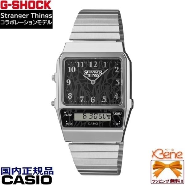 ご予約期間はクレジットカード決済のみ ’25-12 新品正規品 CASIO CLASSIC Stranger Thingsコラボレーションモデル クオーツ アナログデジタル AQ-800EST-1AJR
