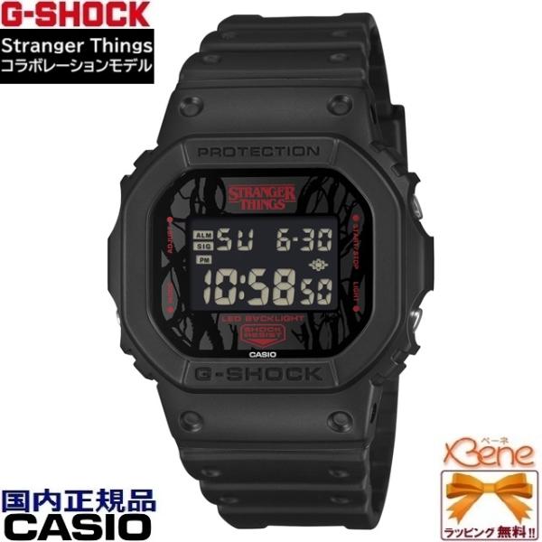 ご予約期間はクレジットカード決済のみ ’25-12 新品正規品 CASIO G-SHOCK Stranger Thingsコラボレーションモデル メンズクオーツ デジタル DW-5600STT-1JR