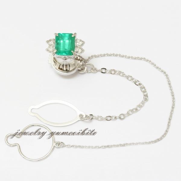 PT エメラルド ダイヤモンド タイタック : ジュエリー夢追人 - 通販  