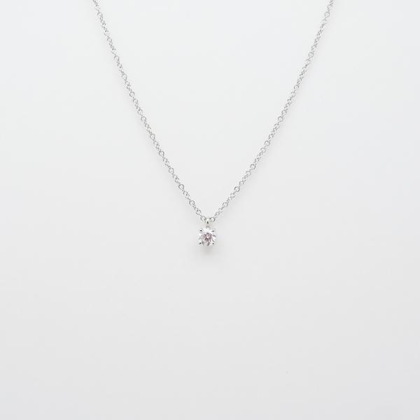Tiffany&Co.ティファニーソリティアネックレスk18・お値下げ不可です TIFFANY&Co.（ティファニー） ソリティア ダイヤモンド ペンダント