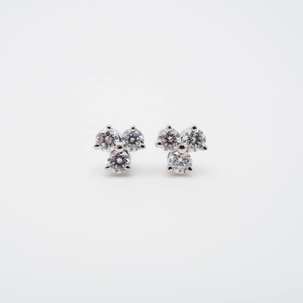 TIFFANY&Co.（ティファニー） アリア ピアス ダイヤモンド Pt950 箱