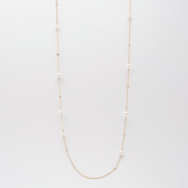 MIKIMOTO（ミキモト） ステーション ネックレス アコヤ真珠