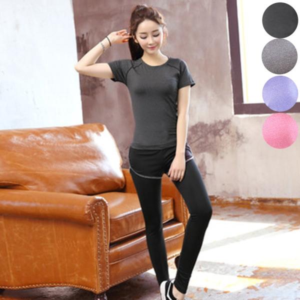 Sale ジムウェア レディース レギンス 上下セット トップス レディースtシャツ ジム トレーニング トレーニングウェア Buyee Buyee 日本の通販商品 オークションの代理入札 代理購入