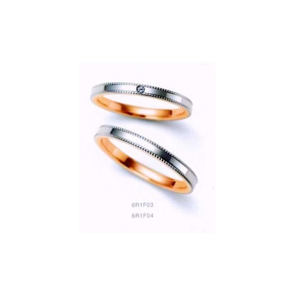 41-6R1F03--42-6R1F04 ２本セット<br>NINA RICCI 【ニナリッチ】 マリッジリング・結婚指輪・ペアリング