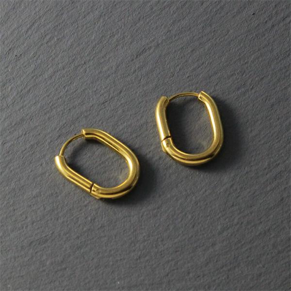 ピアス レディース ステンレス つけっぱなし フープピアス レディース メンズ  サージカルステンレス キャッチレス 両耳用 リング 開閉式 大人