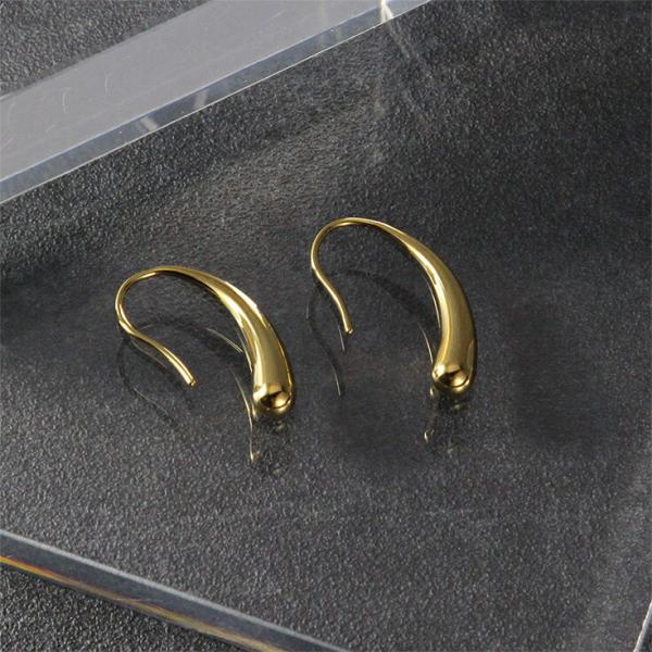 ピアス レディース ステンレス フック 揺れる ゆれる サージカルステンレス 両耳用 大人 シンプル ドロップ 雫 金属アレルギー 爆買い クリスマス